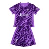 Maglia da Calcio Portiere Liverpool Purple Version 2024-25 per Bambino